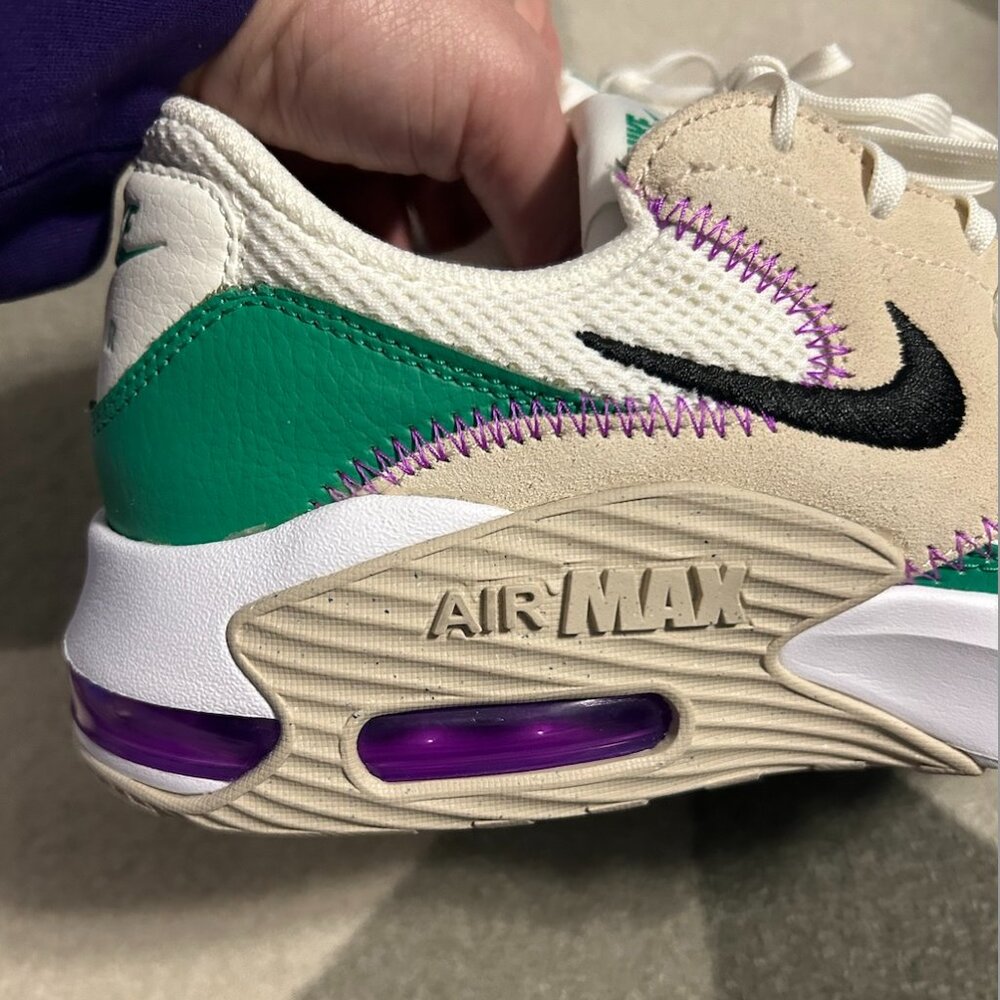 Nike Women's Air Max Excee 'Sanddrift Green Fuchsia' Size 9.5 - Picture 3 of 12